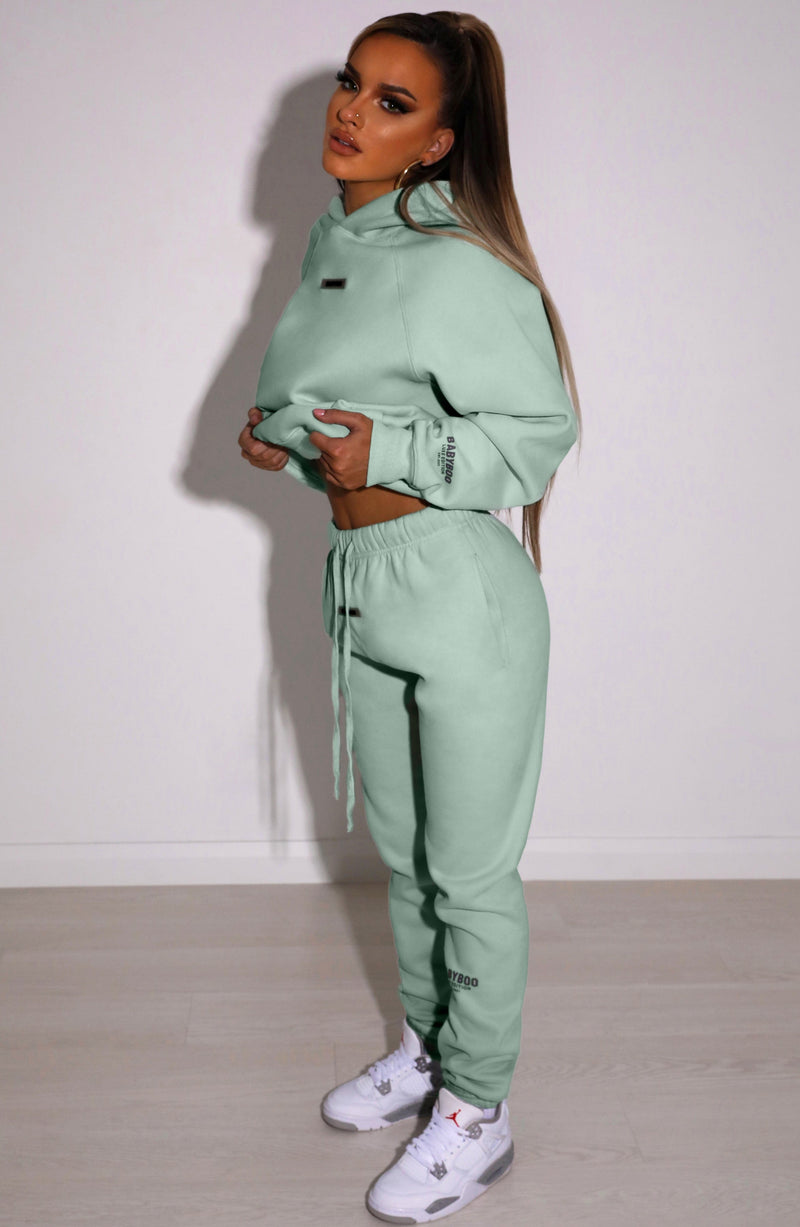 Ivy Luxe Hoodie - Sage Tops Babyboo Fashion Premium Exclusive Design