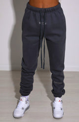 Ivy Luxe Trackpant - Charcoal Pants Babyboo Fashion Premium Exclusive Design