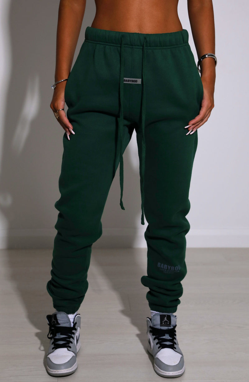 Ivy Luxe Trackpant - Emerald Babyboo Fashion Premium Exclusive Design