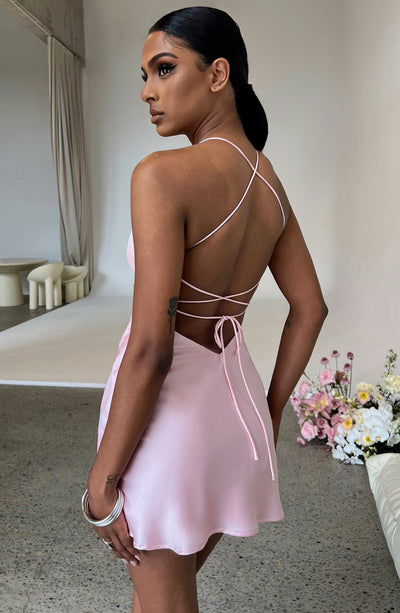 Jhene Mini Dress - Blush Babyboo Fashion Premium Exclusive Design