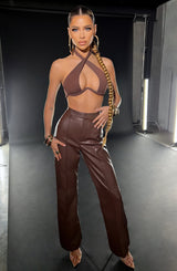 Jorja Pants - Chocolate Babyboo Fashion Premium Exclusive Design