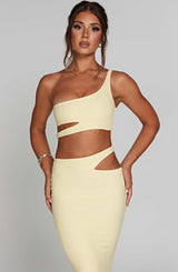 Kaela Maxi Skirt - Lemon Skirt Babyboo Fashion Premium Exclusive Design