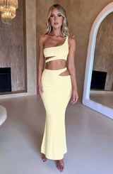Kaela Maxi Skirt - Lemon Skirt XS Babyboo Fashion Premium Exclusive Design
