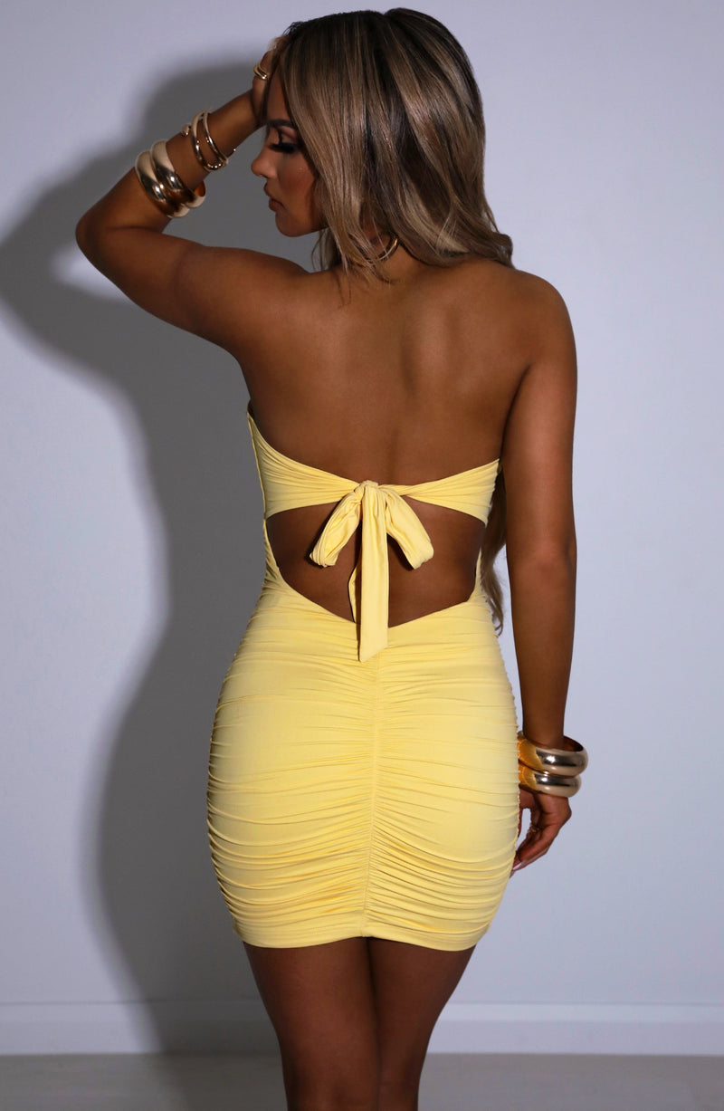 Kenna Mini Dress - Lemon Babyboo Fashion Premium Exclusive Design