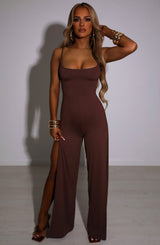 Khloe Jumpsuit - Chocolate Babyboo Fashion Premium Exclusive Design