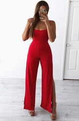 Khloe Jumpsuit - Red Babyboo Fashion Premium Exclusive Design