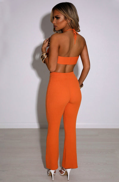 Kyana Crop - Orange Top Babyboo Fashion Premium Exclusive Design