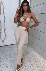 Kyana Pants - Beige Pants Babyboo Fashion Premium Exclusive Design