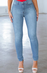 Kyla Jeans - Light Blue Jeans Babyboo Fashion Premium Exclusive Design