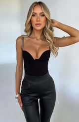 Larissa Bodysuit - Black Bodysuits Babyboo Fashion Premium Exclusive Design