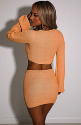 Leia Mini Skirt - Orange Babyboo Fashion Premium Exclusive Design