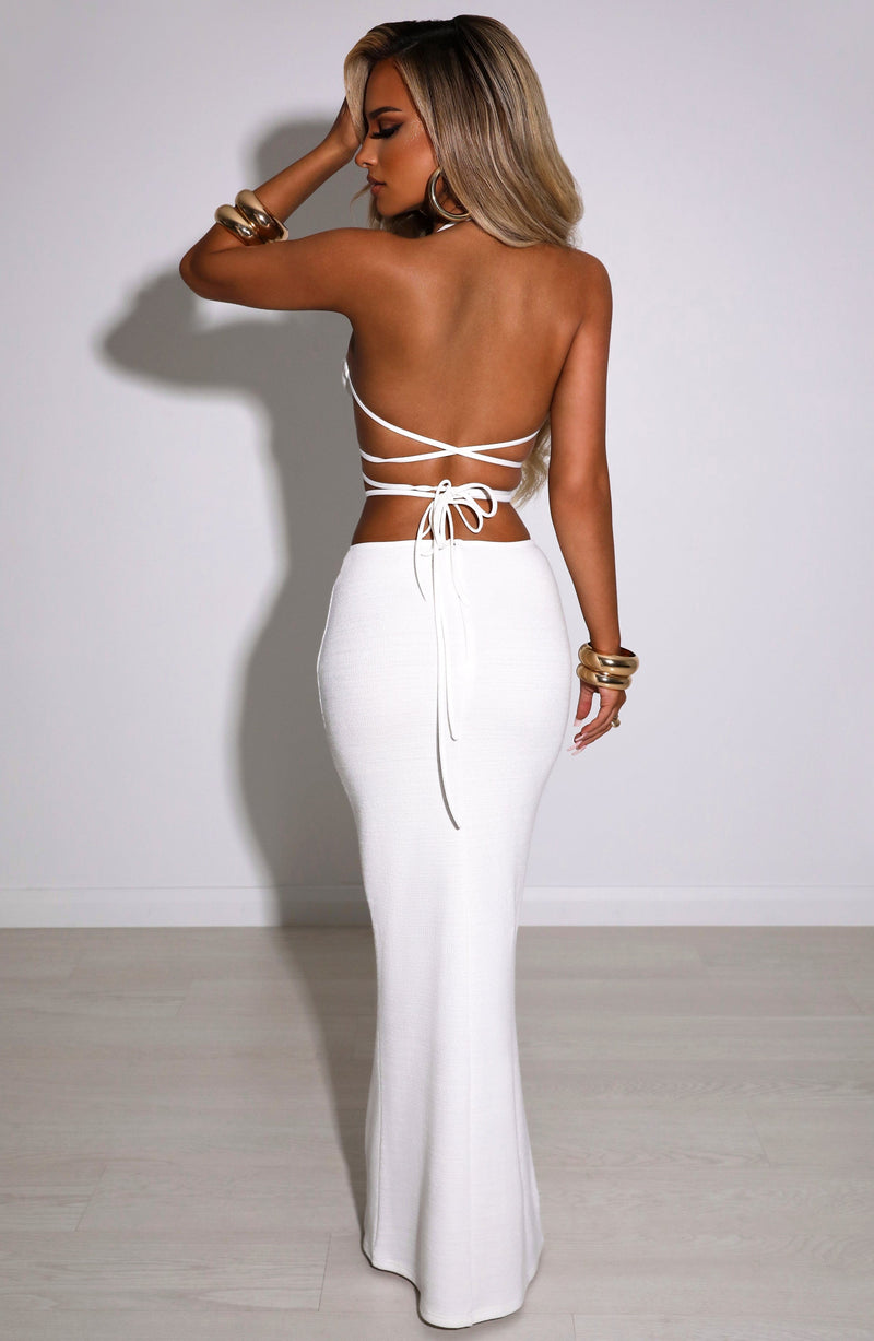 Lelita Maxi Skirt - White Babyboo Fashion Premium Exclusive Design