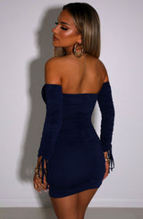 Liza Mini Dress - Royal Blue Dress Babyboo Fashion Premium Exclusive Design