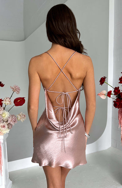 Lydia Mini Dress - Pink Dress XS Babyboo Fashion Premium Exclusive Design