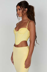 Maddie Corset - Lemon Tops Babyboo Fashion Premium Exclusive Design
