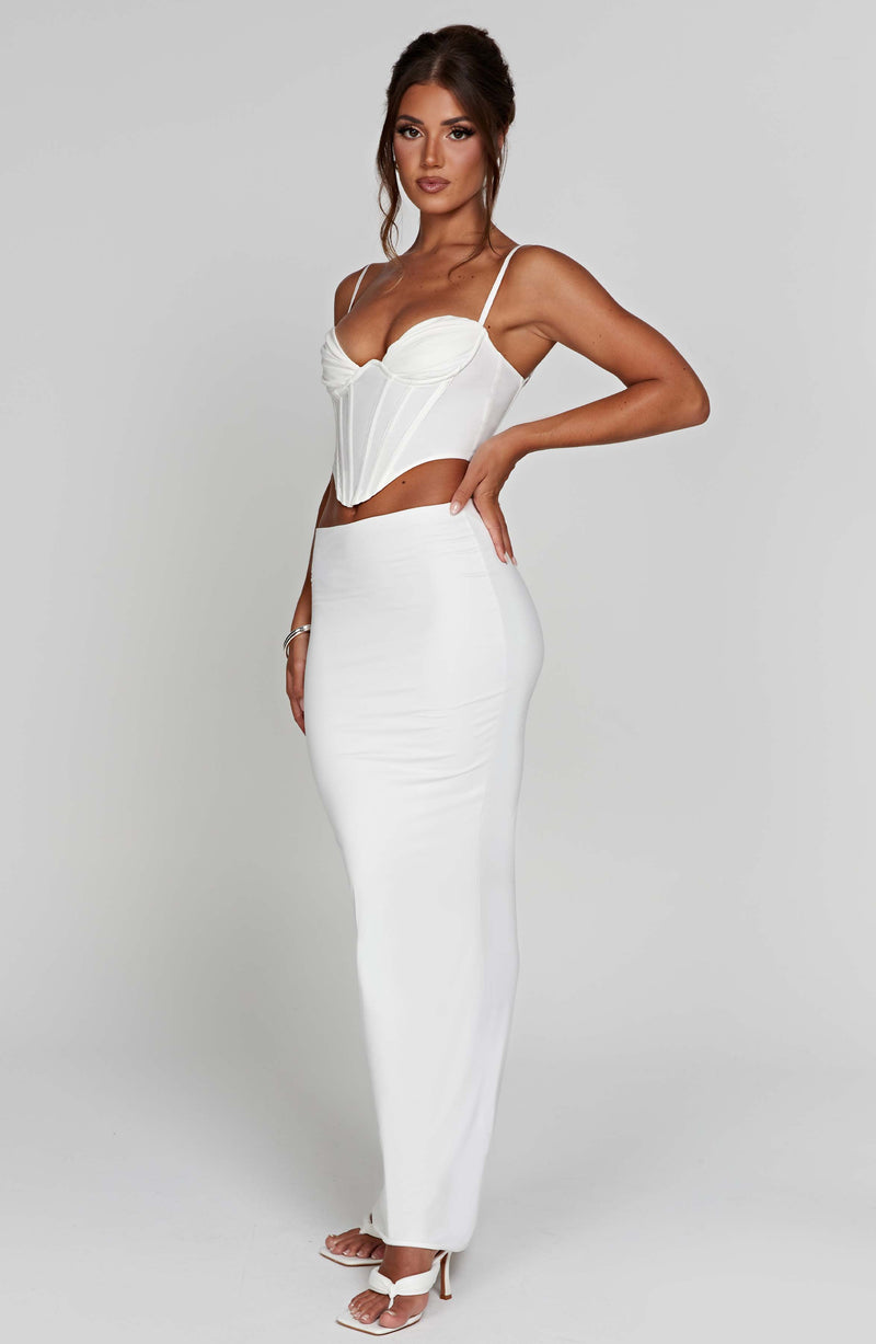 Maddie Corset - White Tops Babyboo Fashion Premium Exclusive Design