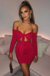 Maddison Mini Dress - Red Dress Babyboo Fashion Premium Exclusive Design