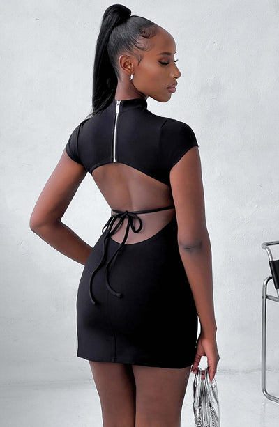 Mai Mini Dress - Black Babyboo Fashion Premium Exclusive Design