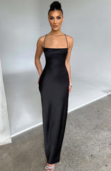 Makalita Maxi Dress - Black XS Babyboo Fashion Premium Exclusive Design