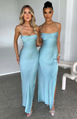 Makalita Maxi Dress - Turquoise Babyboo Fashion Premium Exclusive Design