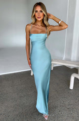 Makalita Maxi Dress - Turquoise Babyboo Fashion Premium Exclusive Design