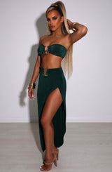 Malia Bandeau - Emerald Shirts & Tops Babyboo Fashion Premium Exclusive Design