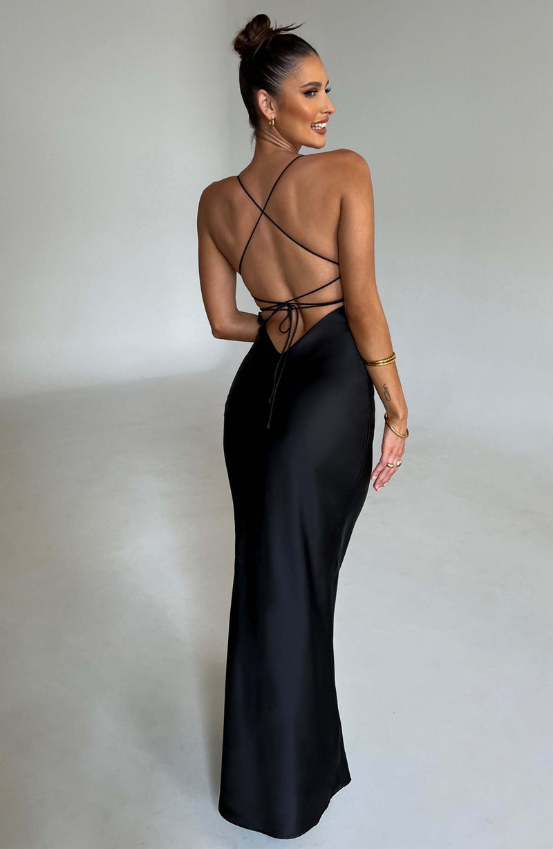 Malika Maxi Dress - Black XS Babyboo Fashion Premium Exclusive Design