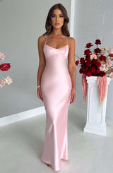 Malika Maxi Dress - Blush Dress Babyboo Fashion Premium Exclusive Design