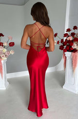 Malika Maxi Dress - Red Dress Babyboo Fashion Premium Exclusive Design