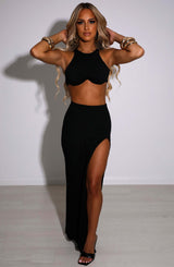 Mariana Maxi Skirt - Black Babyboo Fashion Premium Exclusive Design