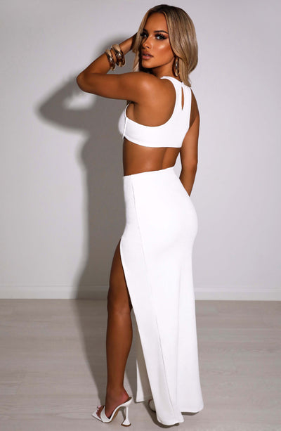Mariana Maxi Skirt - White Babyboo Fashion Premium Exclusive Design