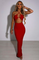 Marta Maxi Dress - Red Babyboo Fashion Premium Exclusive Design