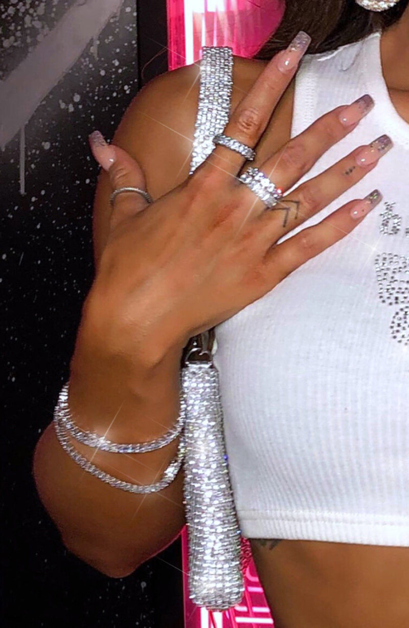 Mira Tennis Bracelet - Silver Accessories One Size Babyboo Fashion Premium Exclusive Design