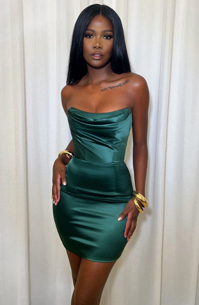 Nataliah Mini Dress - Emerald Babyboo Fashion Premium Exclusive Design