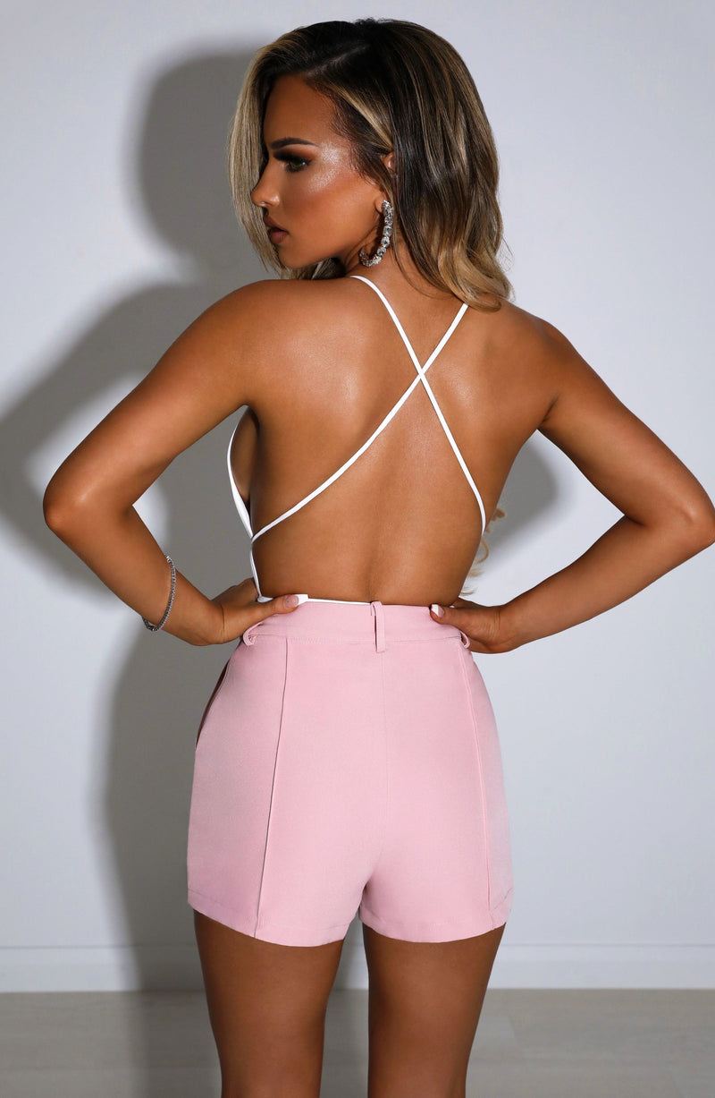 Natasha Shorts - Baby Pink Shorts Babyboo Fashion Premium Exclusive Design