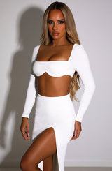Peyton Crop - White Babyboo Fashion Premium Exclusive Design