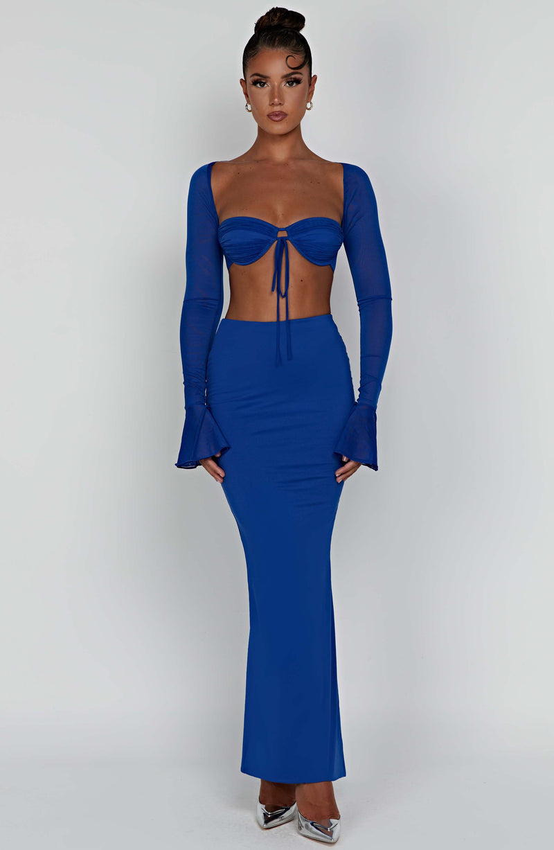 Priscilla Top - Blue Tops Babyboo Fashion Premium Exclusive Design
