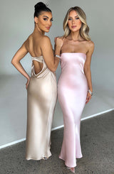 Rheanna Maxi Dress - Blush Babyboo Fashion Premium Exclusive Design