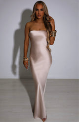 Rheanna Maxi Dress - Champagne Babyboo Fashion Premium Exclusive Design