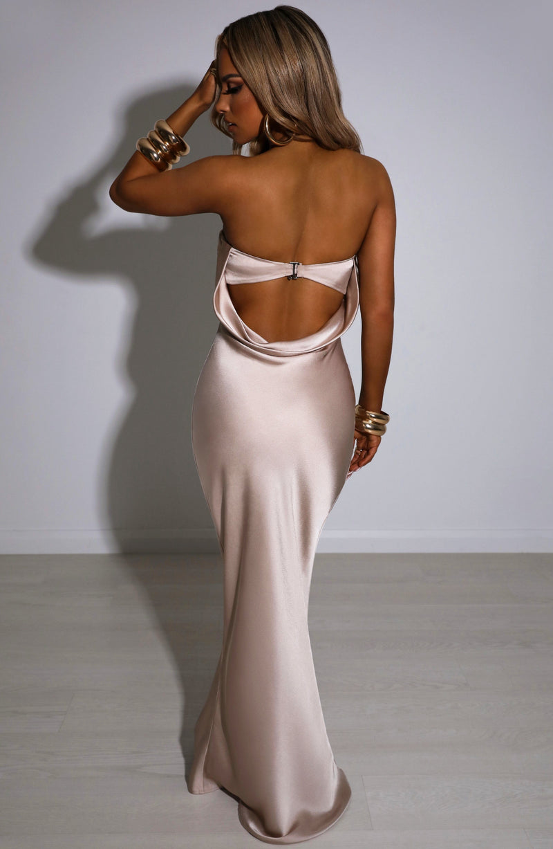 Rheanna Maxi Dress - Champagne XS Babyboo Fashion Premium Exclusive Design