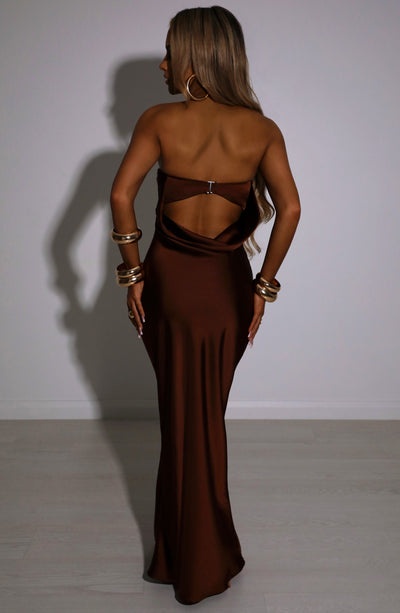 Rheanna Maxi Dress - Chocolate Babyboo Fashion Premium Exclusive Design