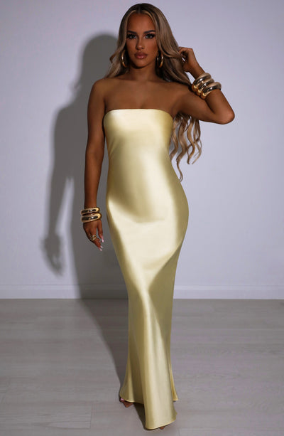 Rheanna Maxi Dress - Lemon Babyboo Fashion Premium Exclusive Design