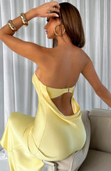 Rheanna Maxi Dress - Lemon Babyboo Fashion Premium Exclusive Design