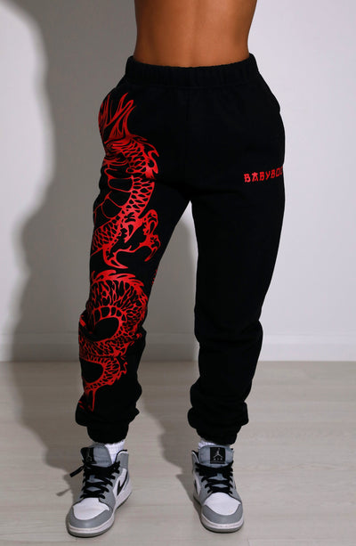 Riri Dragon Trackpants - Black Babyboo Fashion Premium Exclusive Design