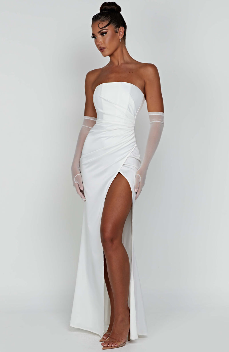 Safiya Maxi Dress - Ivory Dress Babyboo Fashion Premium Exclusive Design