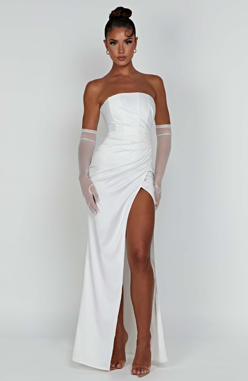 Safiya Maxi Dress - Ivory Dress Babyboo Fashion Premium Exclusive Design