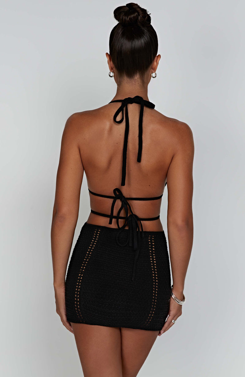 Selena Mini Dress - Black – BABYBOO