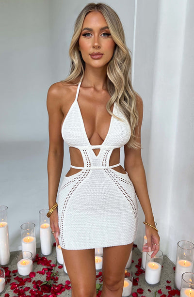 Selena Mini Dress - White Dress Babyboo Fashion Premium Exclusive Design