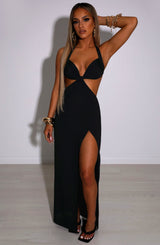 Serinity Maxi Dress - Black Dress Babyboo Fashion Premium Exclusive Design