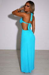 Serinity Maxi Dress - Turquoise Dress Babyboo Fashion Premium Exclusive Design